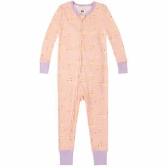 3-pack Kids Headquarters Kids' Cotton Sleepers, Giraffe - Picture 4 of 7